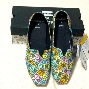 Toms Alpargata Multi Monopoly Money Print